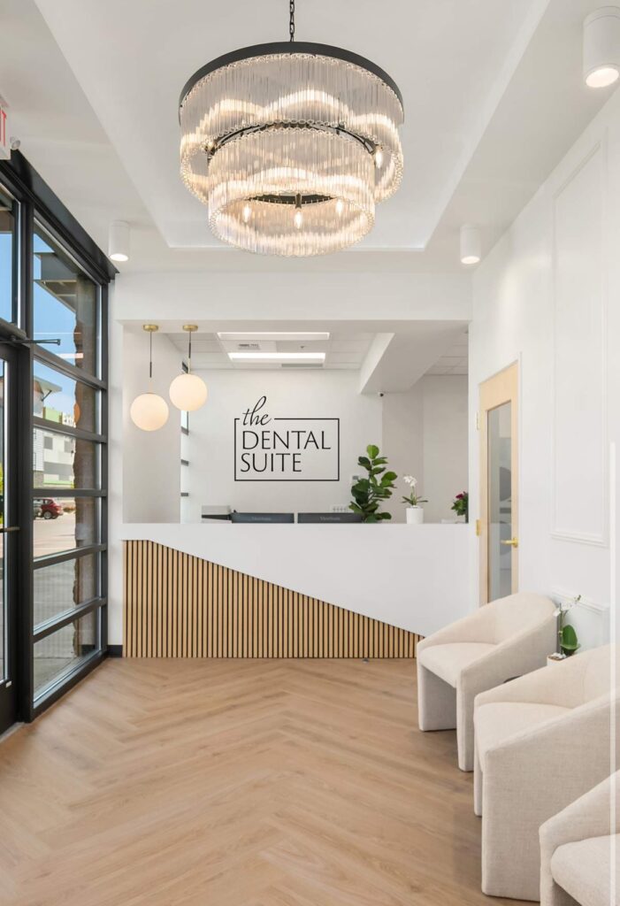 The Dental Suite front reception desk